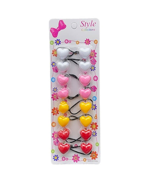 STYLE COLLECTION HEART CARDED BUBBLES ST06 Kids Hair Accessories Asetena Pa 