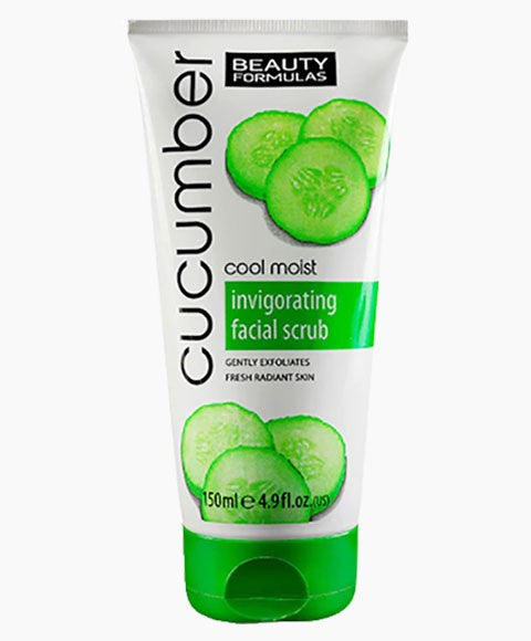 BEAUTY FORMULAS COOL MOIST CUCUMBER INVIGORATING FACIAL SCRUB 150 ml Skin Wash Asetena Pa 