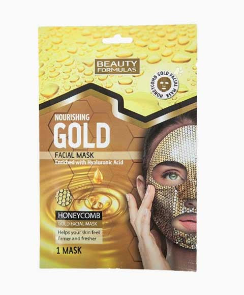 NOURISHING GOLD HONEY COMB GOLD FACIAL MASK 1 Mask Skin Wash Asetena Pa 