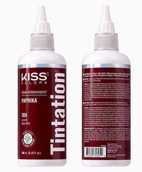 KISS COLORS TINTATION SEMI PERMANENT PAPRIKA T850 148 ml Hair Color Asetena Pa 
