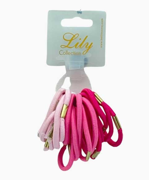 LILY COLLECTION HAIR TIE RS0310 PINK Kids Hair Accessories Asetena Pa 