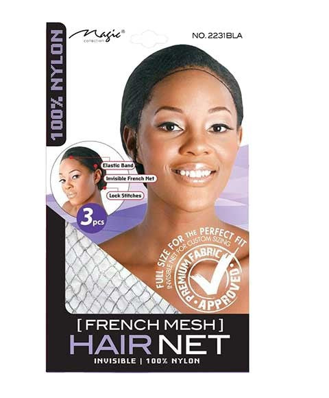 MAGIC COLLECTION RESPONSE FRENCH MESH HAIR NETS  Color 2231 Durags and Caps Asetena Pa 