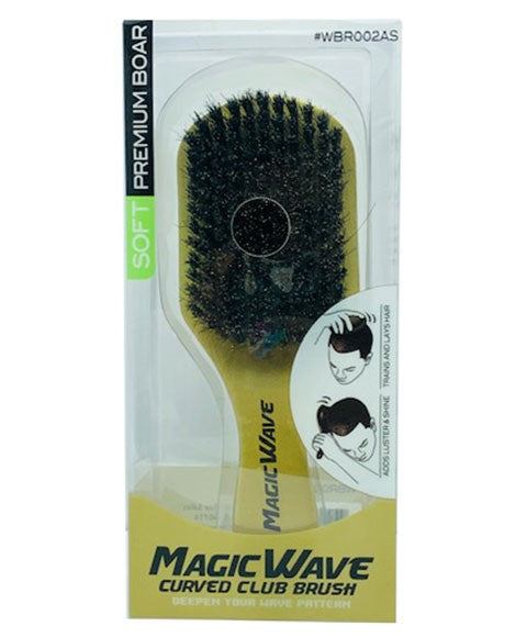 MAGIC WAVE CURVED CLUB BRUSH SOFT WBR002AS  Color Assorted Hair Brushes and Combs Asetena Pa 