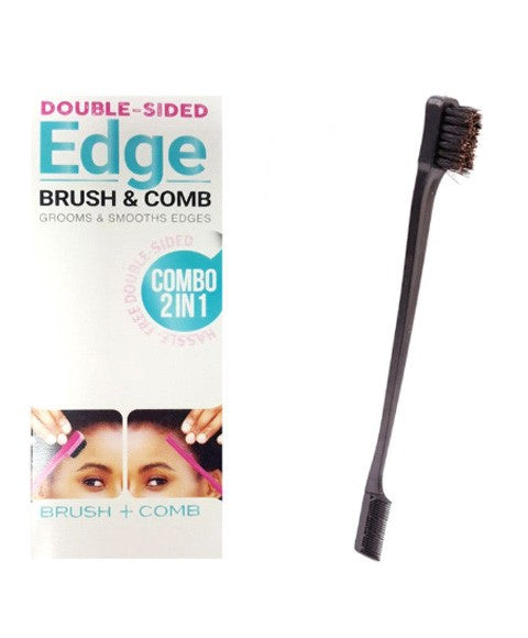 MAGIC COLLECTION DOUBLE SIDED EDGE BRUSH AND COMB ASSORTED  Color EDGE01 Salon Accessories Asetena Pa 