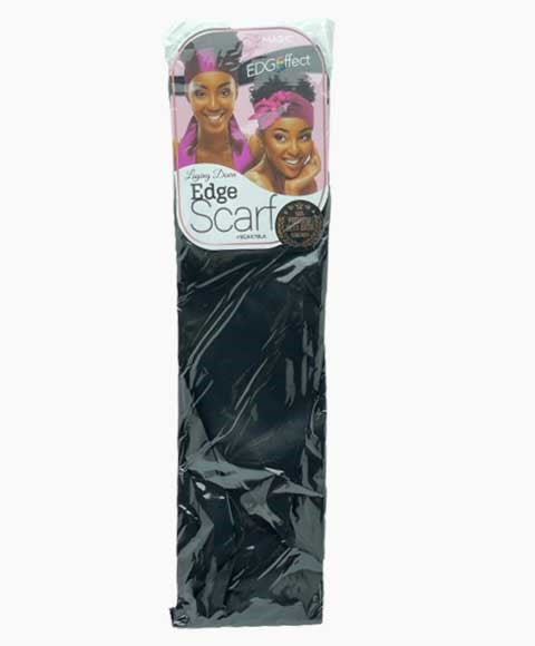MAGIC COLLECTION EDGE SCARF SCA47 BLACK  Color SCA47BLA Durags and Caps Asetena Pa 