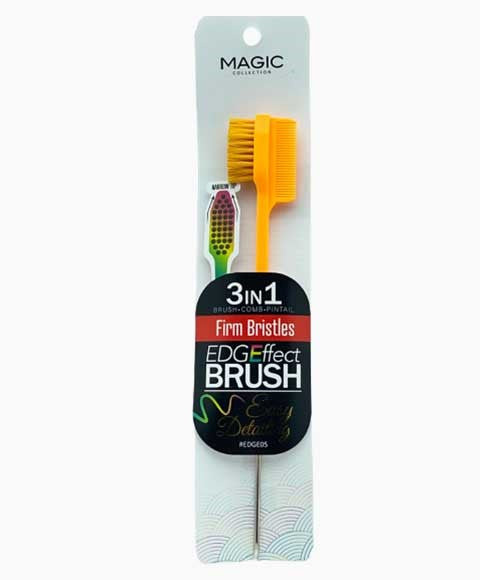 MAGIC COLLECTION 3 IN 1 EDGE EFFECT BRUSH FIRM BRISTLES EDGE05  Color Assorted Kids Hair Accessories Asetena Pa 