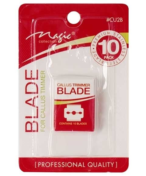 MAGIC COLLECTION CALLUS TRIMMER BLADES CU2B Pedicure and Manicure Asetena Pa 