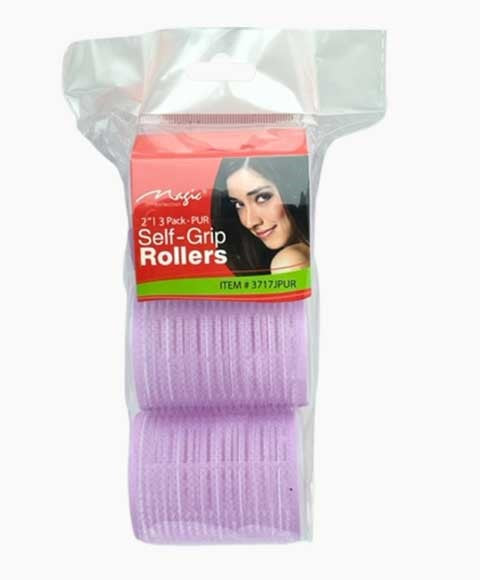 RESPONSE SELF GRIPPING ROLLERS 3717 PURPLE 2"x3 Kids Hair Accessories Asetena Pa 