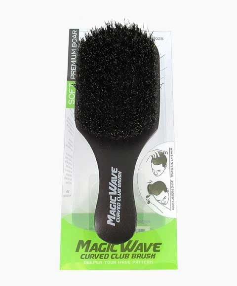 MAGIC WAVE CURVED CLUB BRUSH SOFT WBR002S Hair Brushes and Combs Asetena Pa 