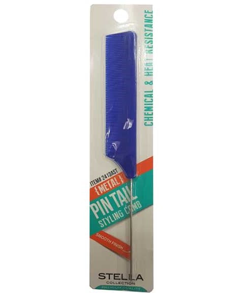 STELLA COLLECTION PIN TAIL STYLING COMB 2413AST  Color Assorted Hair Brushes and Combs Asetena Pa 