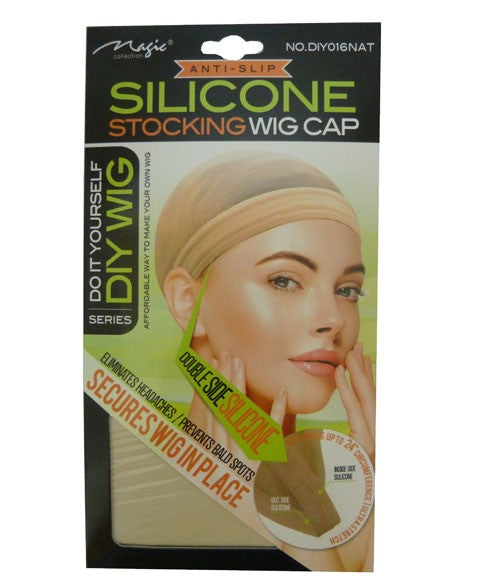 MAGIC COLLECTION SILICONE STOCKING WIG CAP DIY016NAT  Color Blonde Extensions Accessories Asetena Pa 