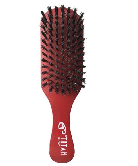 TITAN WOODEN SOFT BRISTLES HAIR BRUSH 752 Small Hair Brushes and Combs Asetena Pa 