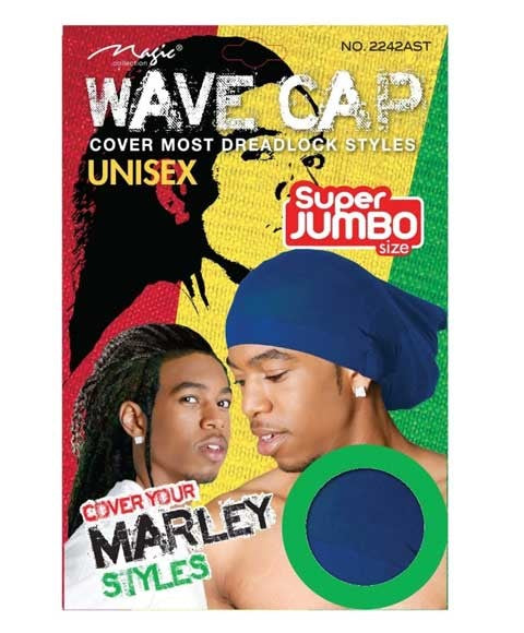 MAGIC COLLECTION UNISEX WAVE CAP 2242AST Super Jumbo Color Assorted Durags and Caps Asetena Pa 
