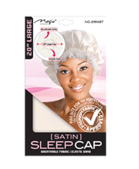 MAGIC COLLECTION SATIN SLEEP CAP 2191AST Large Durags and Caps Asetena Pa 