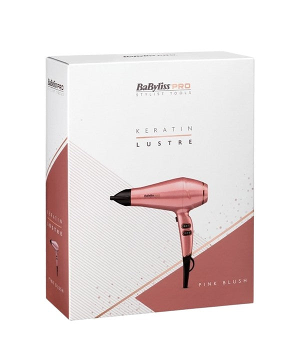 BABYLISS PRO KERATIN LUSTRE HAIR DRYER  Color Pink Blush Hair Dryers Asetena Pa 