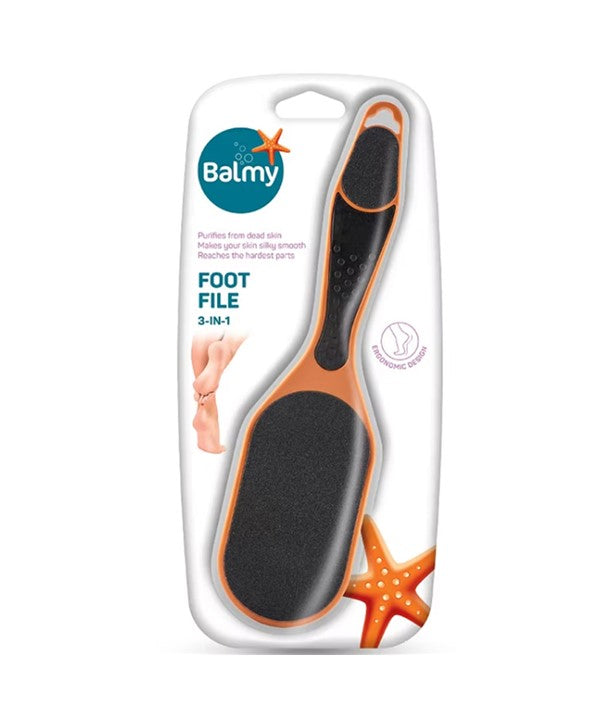 BALMY 3 IN 1 FOOT FILE Pedicure and Manicure Asetena Pa 