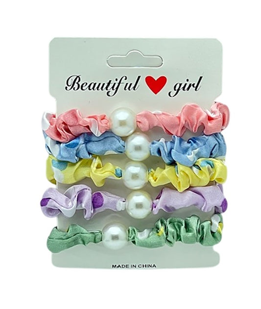 BEAUTIFUL GIRL PEARL HAIR TIES TP201 Kids Hair Accessories Asetena Pa 