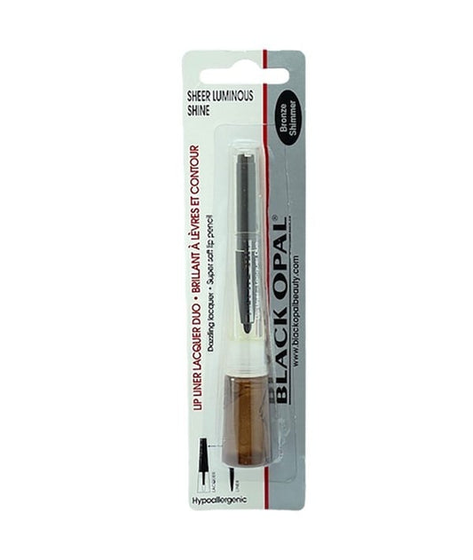 BLACK OPAL LIP LINER LACQUER DUO 0.20 g Color Golden Gleam Lips Asetena Pa 