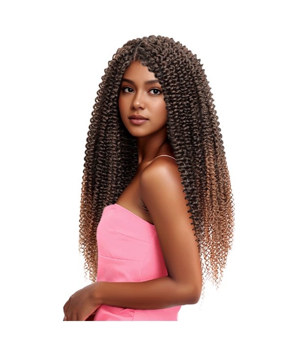 BOHO CARIBBEAN PRE STRETCHED BOHEMIAN SOFT WATER BUNDLE BRAIDS 22" Color 30 Hair for Braid Extensions Asetena Pa 