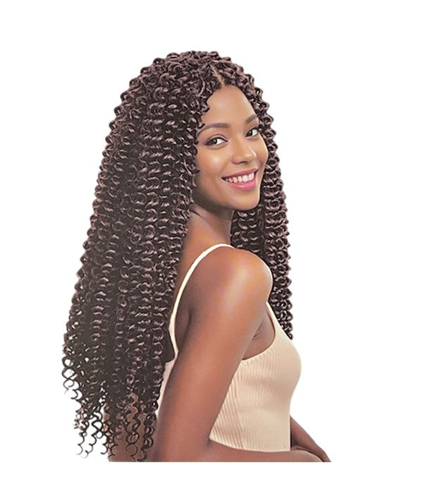 BOHO CARIBBEAN PRE STRETCHED WATER WAVE BUNDLE BRAIDS 22" Color 1B Hair for Braid Extensions Asetena Pa 