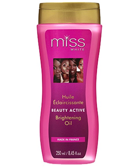MISS WHITE BEAUTY ACTIVE BRIGHTENING OIL 250 ml Skin Moisturizing Asetena Pa 