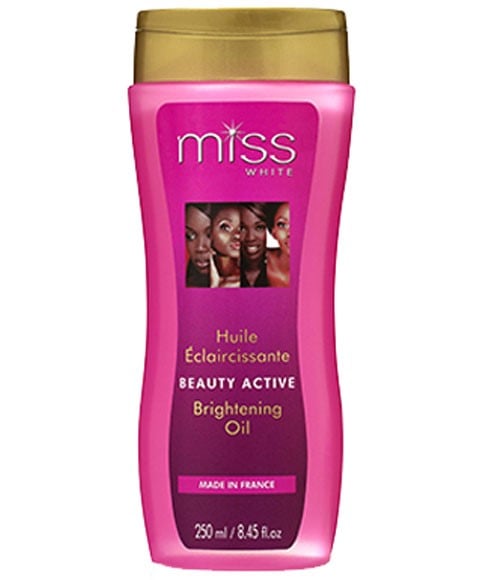MISS WHITE BEAUTY ACTIVE BRIGHTENING OIL 250 ml Skin Moisturizing Asetena Pa 
