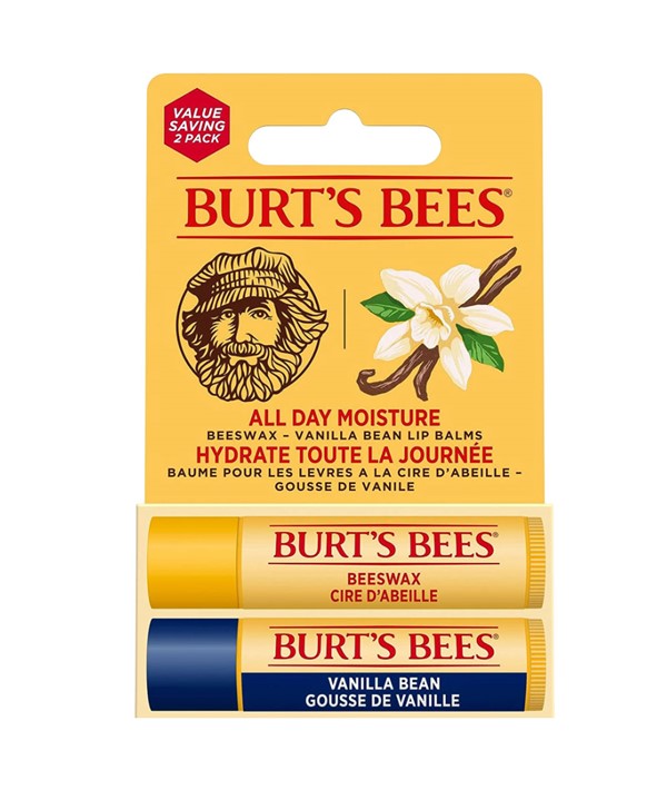 BURTS BEES BEESWAX AND VANILLA BEAN LIP BALMS DUO 2 x 4.25 g Lips Asetena Pa 
