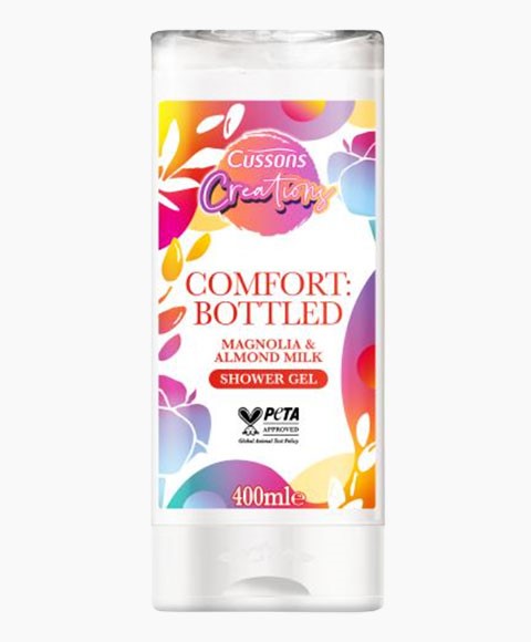 CREATIONS COMFORT BOTTLED MAGNOLIA AND ALMOND MILK SHOWER GEL 400 ml Body Care Asetena Pa 