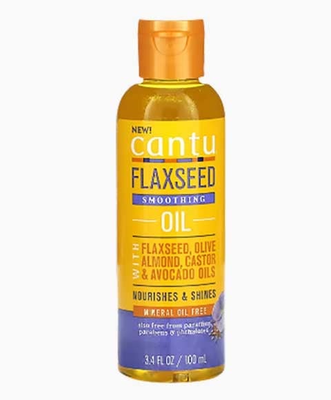 CANTU FLAXSEED SMOOTHING OIL 100 ml (Pack of 3) Sprays, Serums and Oils Asetena Pa 