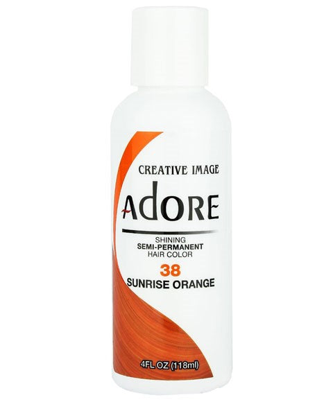 ADORE SHINING SEMI PERMANENT HAIR COLOR SUNRISE ORANGE 118 ml Hair Color Asetena Pa 