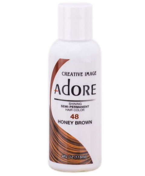 ADORE SHINING SEMI PERMANENT HAIR COLOR HONEY BROWN 118 ml Hair Color Asetena Pa 