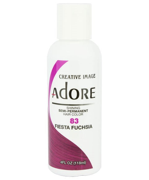 ADORE SHINING SEMI PERMANENT HAIR COLOR FIESTA FUCHSIA 118 ml Hair Color Asetena Pa 