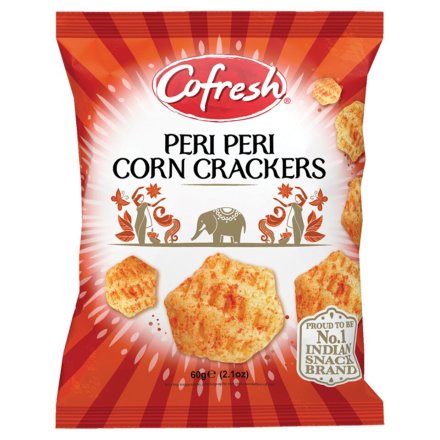 Cofresh Corn Cracker Peri Peri  12x60g