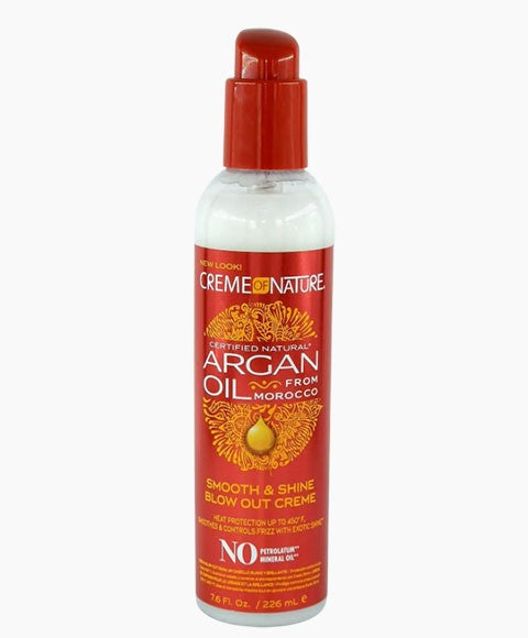 ARGAN OIL HEAT PROTECTOR SMOOTH AND SHINE BLOW OUT CREME 226 ml Hair Moisturizers Asetena Pa 