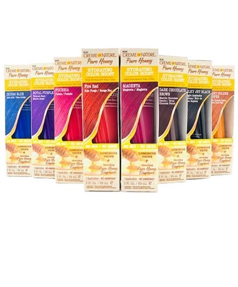 PURE HONEY HYDRATING COLOR BOOST SEMI PERMANENT HAIR COLOR 89ml Color Indigo Blue Hair Color Asetena Pa 