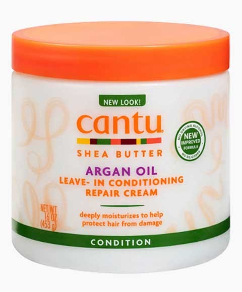 CANTU ARGAN OIL LEAVE IN CONDITIONING REPAIR CREAM 453 g Conditioner Asetena Pa 