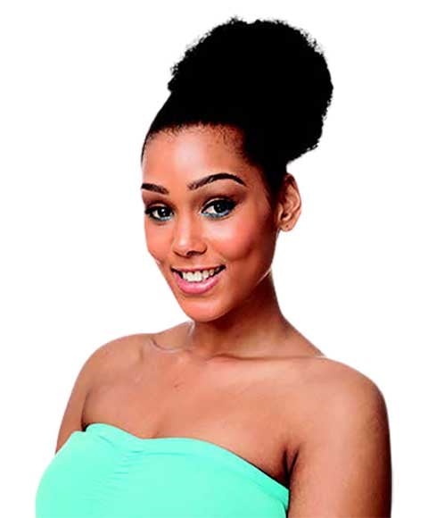 CHERISH SYN DRAWSTRING AFRO PUFF PONYTAIL  Color 4 PonyTail Asetena Pa 