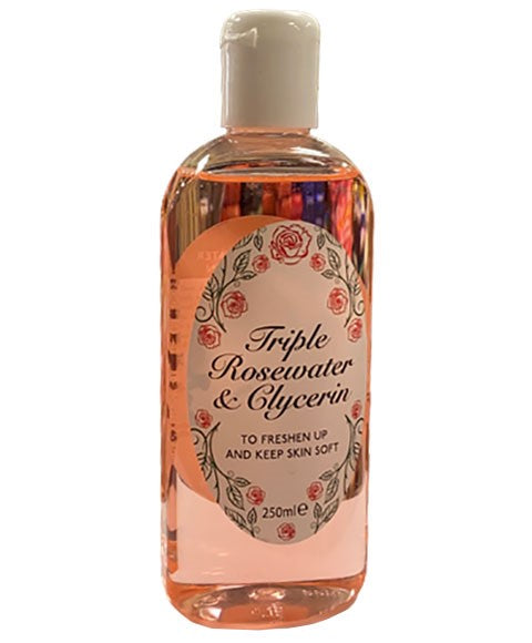 TRIPLE ROSEWATER AND GLYCERIN 250 ml Skin Treatments Asetena Pa 