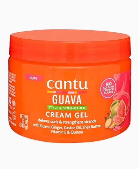 CANTU GUAVA STYLE AND STRENGTHEN CREAM GEL 340 g Hair Moisturizers Asetena Pa 