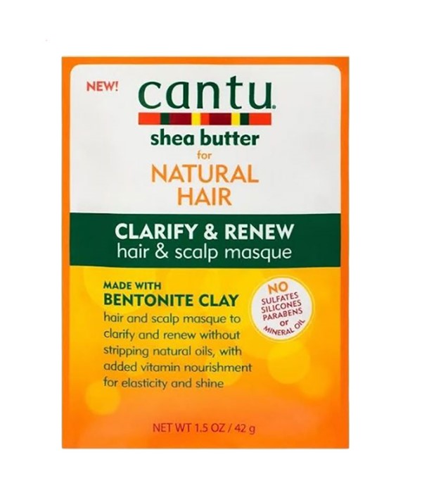CANTU SHEA BUTTER NATURAL HAIR CLARIFY AND RENEW MASQUE 42 g Hair Moisturizers Asetena Pa 