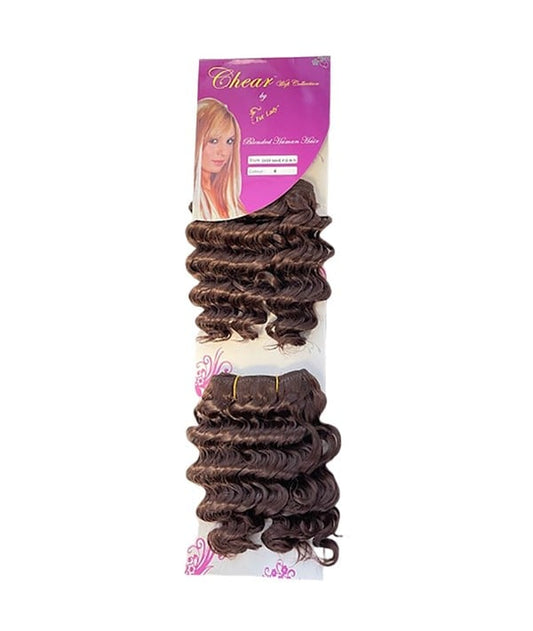 CHEAR BLENDED HUMAN HAIR 2 IN 1 DEEP WAVE 8 Color P1B/27 Synthetic Weave Hair Asetena Pa 