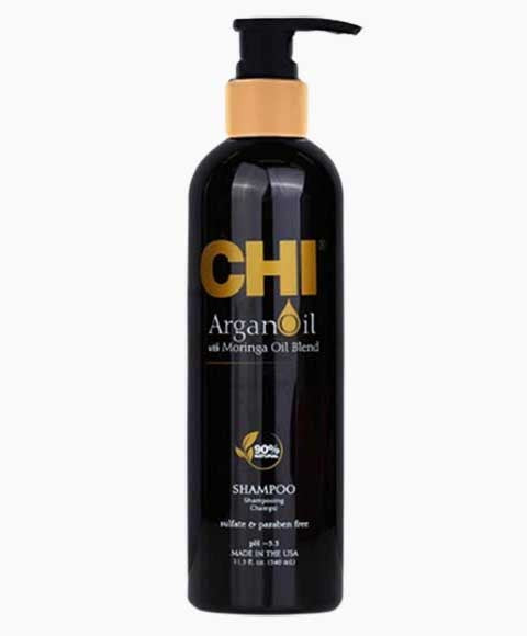CHI ARGAN OIL SHAMPOO WITH MORINGA OIL BLEND 340 ml Shampoo Asetena Pa 