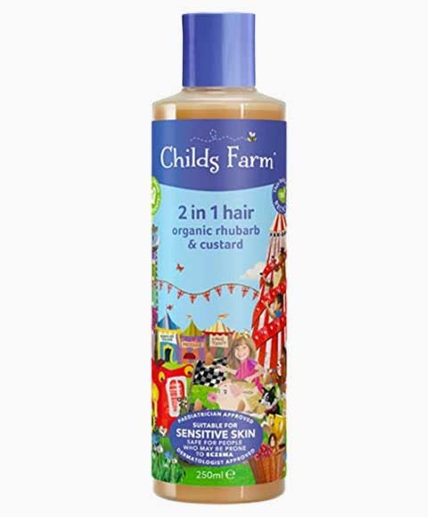 CHILDS FARM 2IN1 HAIR ORGANIC RHUBARB AND CUSTARD 250 ml Conditioner Asetena Pa 