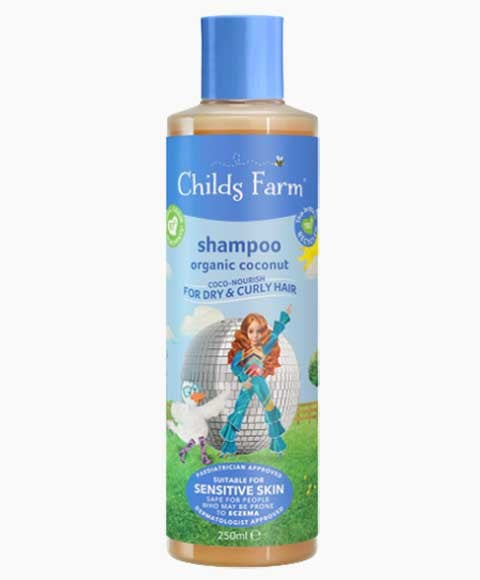 CHILDS FARM ORGANIC COCONUT SHAMPOO FOR DRY AND CURLY HAIR 250 ml Shampoo Asetena Pa 