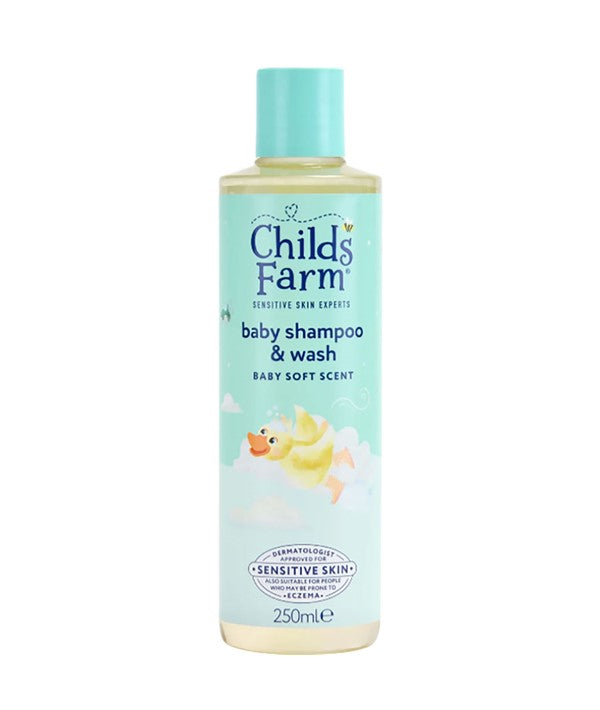 CHILDS FARM BABY SHAMPOO AND WASH BABY SOFT SCENT 250 ml Shampoo Asetena Pa 