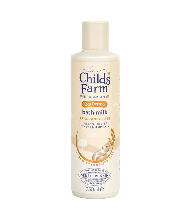 CHILDS FARM OAT DERMA BATH MILK 250 ml Kids Skincare Asetena Pa 