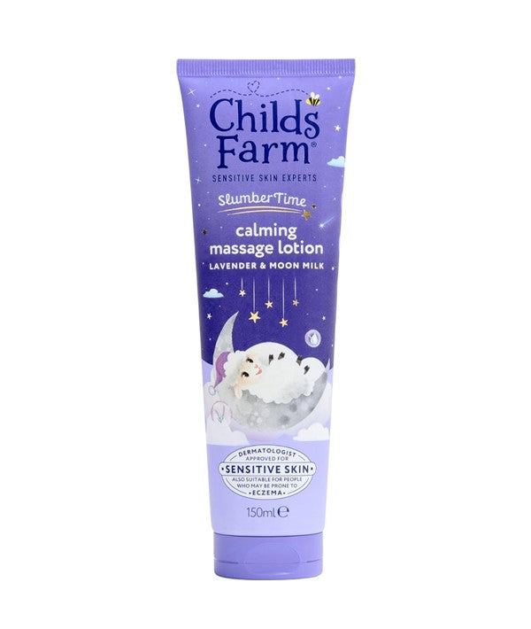 CHILDS FARM SLUMBER TIME LAVENDER AND MOON MILK CALMING MASSAGE LOTION 150 ml Kids Skincare Asetena Pa 