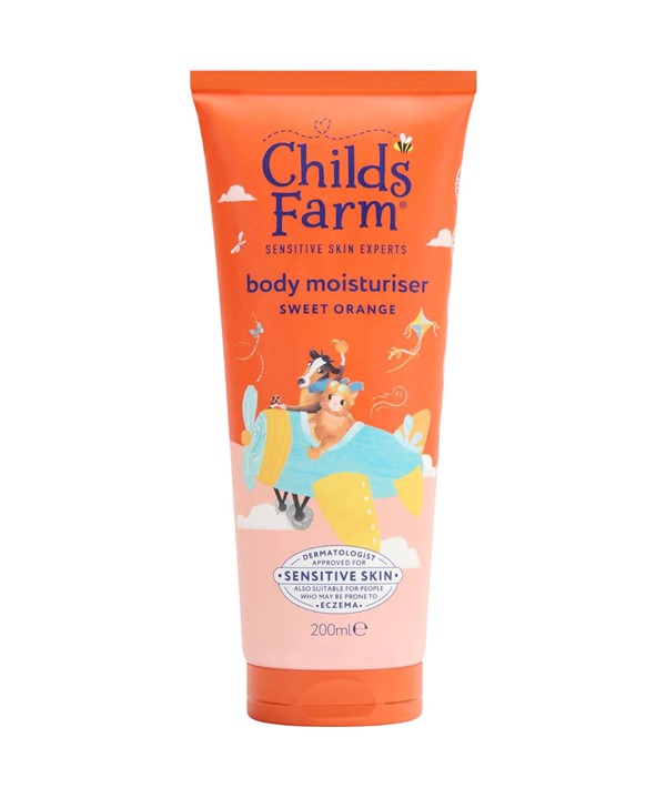 CHILDS FARM SWEET ORANGE BODY MOISTURISER 200 ml Kids Skincare Asetena Pa 