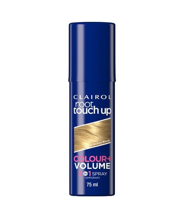 ROOT TOUCH UP 2 IN 1 TEMPORARY COLOR SPRAY 75 ml Color Dark to Medium Blonde Hair Color Asetena Pa 