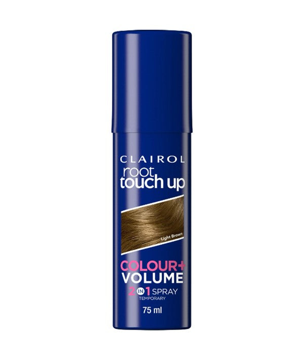 ROOT TOUCH UP 2 IN 1 TEMPORARY COLOR SPRAY LIGHT BROWN 75 ml Hair Color Asetena Pa 